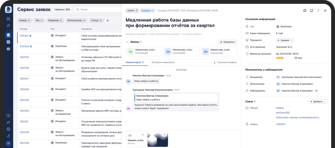 СКИТ.Сервис интерфейс